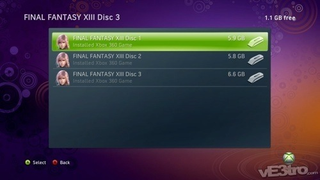 Illustration for article titled How Many Gigabytes Is FFXIII's Xbox 360 Install?